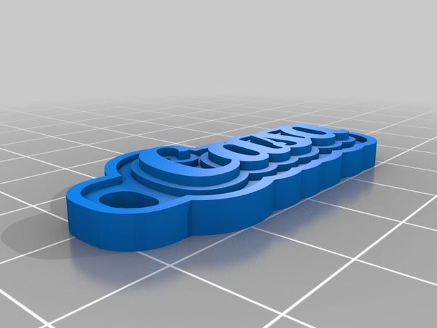 casa llaveros personalizado 3D print model - Mito3D