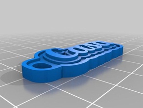 casa Schlüsselanhänger kundengebundene 3d print model - Mito3D