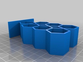 d&d zar kutusu w 7 yuvaları 3d print model - Mito3D