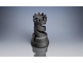 form labs rook remake 3d printing tests chess formlabs test torture 3d print model - Mito3D
