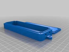 meu personalizada tudo caixa à prova d'água eletrônica personalizado 3d print model - Mito3D
