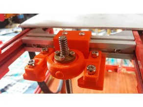 bed holder screw rod nut 2020 extrusion 3d printer parts 3d print model - Mito3D