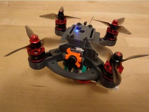 quad 130 r c veículos 1407 motor drone 3d print model - Mito3D