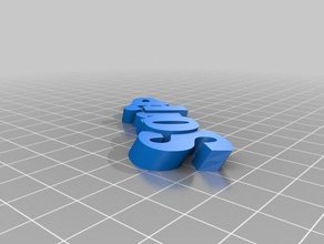 sonia llavero organization customized 3d print model - Mito3D
