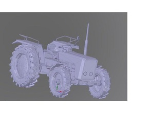 Traktor lindner automotive landwirtschaftliche Werkzeuge 3d print model - Mito3D