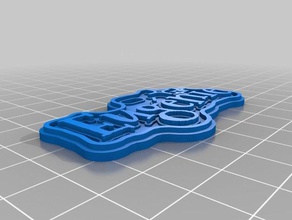 eug nie dono tag su misura 3d print model - Mito3D