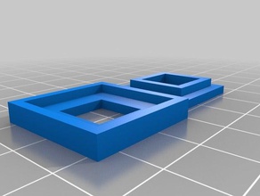 formicarium delik Kare 3d baskı 3d print model - Mito3D