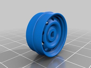 wheel steelie xmod r c vehicles rc car rim toy 3d print model - Mito3D