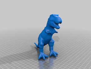 t-rex animaux dino dinosaure les dinosaures 3d print model - Mito3D