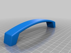 cabinet door handle household supplies drawer enclosure 3d print model - Mito3D