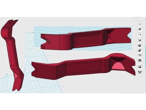 barra di leva cruscotto macchine utensili 3d print model - Mito3D