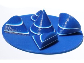 seções cônicas matemática brinquedo 3d print model - Mito3D