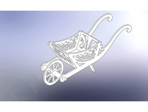 chariot de jardin L'impression 3d trolley carrinho jardim 3d print model - Mito3D