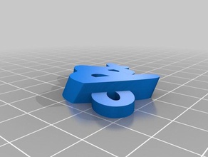 paz chaveiros personalizado 3d print model - Mito3D