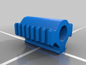 salt bug shooter picatinny rail system outdoor & garden assault 3d print model - Mito3D
