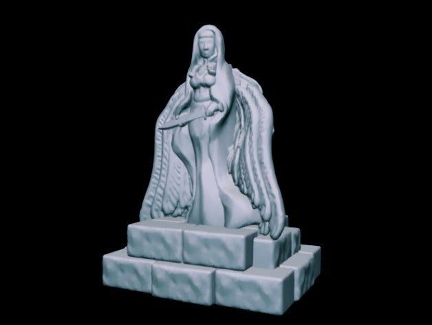 angelic statue 28mm heroic scale toys & games 40k architecture boardgame boardgames dungeon dungeons dragons fantasy frostgrave game gaming gothic medieval mordheim terrain necromunda opentactics pathfinder roleplaying rpg scatter tabletop wargame wargames wargaming warhammer warhammer40k wayfarer 3D print model - Mito3D