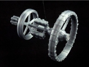 space station inspiriert Gebäude & Strukturen 3d print model - Mito3D