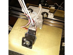 rigid back plate narrow x-carriage 3d printer parts tevo tarantula x-axis 3d print model - Mito3D