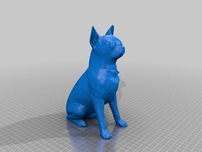 boston-chi-terrier 3d-drucken 3d print model - Mito3D