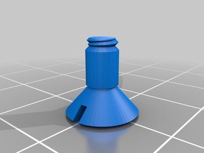 les retombées mini-nuke grande vis v2 pièces personnalisé 3d print model - Mito3D