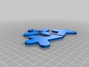özelleştirilmiş xmas çelenk dekor 3d print model - Mito3D