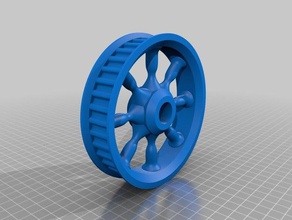 flywheel art 3d print model - Mito3D