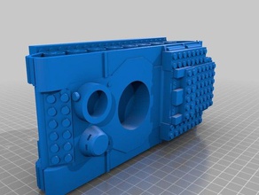 lego tank hull kv5 3d print model - Mito3D