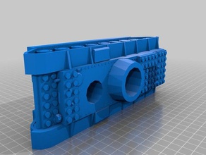 lego tank-Rumpf smk 3d print model - Mito3D