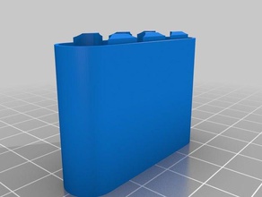 meu personalizada da bateria caso 4x1 bot recipientes personalizado 3d print model - Mito3D