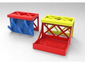 Dusche hängendes system Bad hanger Zubehör Seifenschale Seifenablage soap-tray Handtuchhaken 3d print model - Mito3D