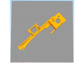 combined monoprice mp select mini malyan m200 cable chain & gt2 y tensioner 3d printer parts mods 3d print model - Mito3D