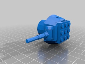 lego tank turret2 smk 3d print model - Mito3D