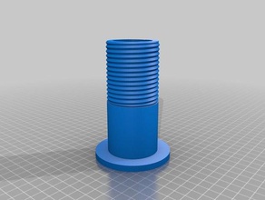 another spool holder modified nut fit those off-sized filaments 3d printer accessories bolt 3d print model - Mito3D