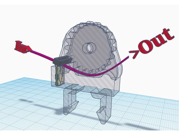 tronxy x5 complemento de filamento guía limpiador Impresora 3d accesorios snap-on snapon snap x5s 3D print model - Mito3D