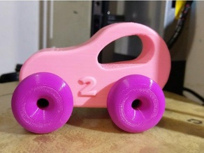 sicherer Kleinkinder-Spielzeug-Auto mechanische Spielzeuge Auto Kleinkind - Spielzeug Spielzeug-Auto Spielzeug-Autos 3d print model - Mito3D