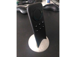 table base - amazon fire tv stick basic edition remote controller electronics fir holder tabletop 3d print model - Mito3D