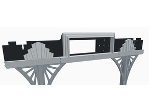 anet a8 fachada art deco placa superior Impressora 3d acessórios a 3d print model - Mito3D