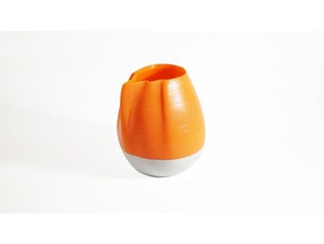 gezogen Krug Container cup Pflanzer die Bewässerung kann 3d print model - Mito3D