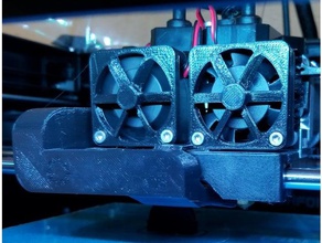 fan cover 40mm flashforge 3d printer parts creator pro dreamer 3d print model - Mito3D