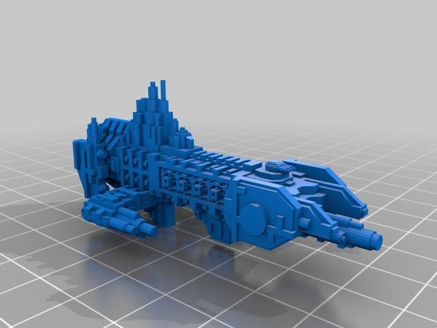 astartes v2 kruvazör araç cruiser scifi uzay gemisi 3D print model - Mito3D