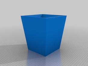 bin abdecken Container cover pla trash-bin Holz 3d print model - Mito3D