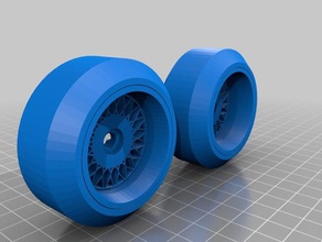 bbs estilo de rodas 1 10 rc drift mecânico brinquedos 3d print model - Mito3D