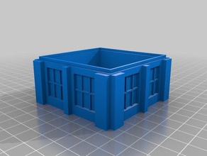 tardis box remix drawers containers drwho 3d print model - Mito3D