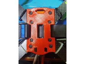 frog race lipo protector screws r c vehicles fpv racer frame hobby 3d print model - Mito3D