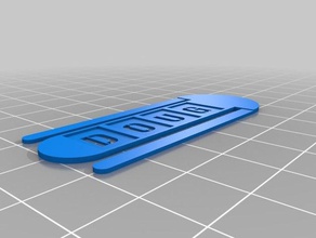doug personalizado clipes de papel office 3d print model - Mito3D