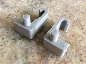 balançando suporte de prateleira, peg peças substituição armário estante punção da peça elgin cozinha prateleira 3d print model - Mito3D