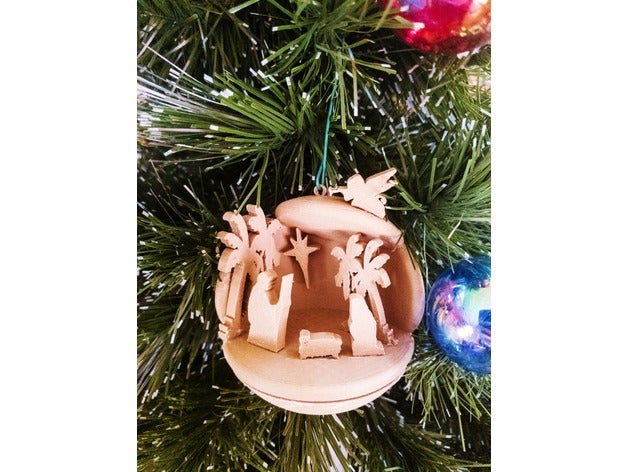 natividade ornamento decoração natal de enfeite 3D print model - Mito3D