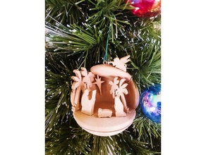 nativity ornament Dekor Weihnachten Weihnachts-Dekoration Krippe 3d print model - Mito3D
