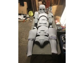 fixa mista não precisa de armadura stormtrooper traje star wars 3d print model - Mito3D