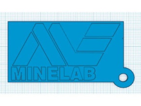 minelab metalldetektor Anahtarlık aksesuarlar digger 3d print model - Mito3D